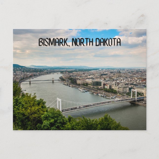 Cartão Postal Bismark North Dakota Postcard (Frente)