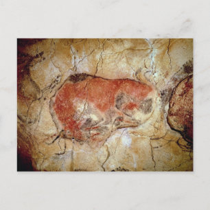 Cartão Postal Bison das Cavernas Altamira