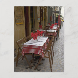 Cartão Postal Bistro em Paris