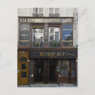 Cartão Postal Bistrot Dui ~ Bar de vinho ~ Restaurante ~ Paris F