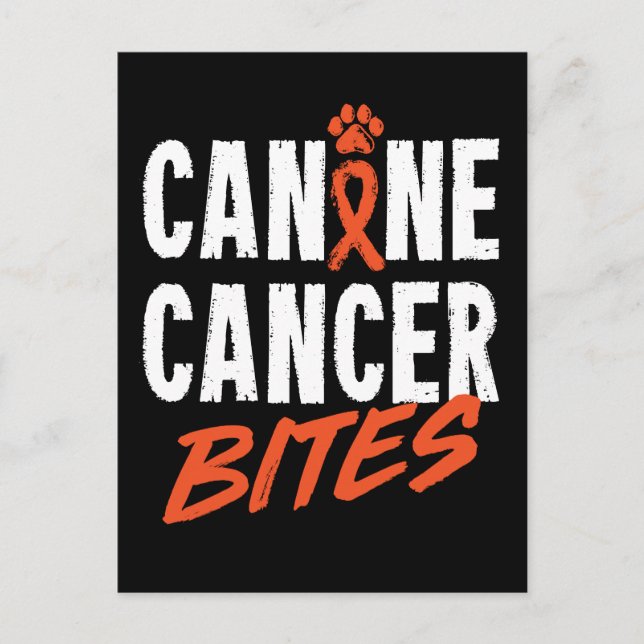 Cartão Postal Bites de Cancer Canino (Frente)