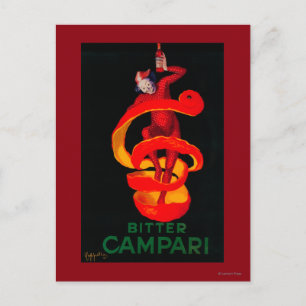 Cartão Postal Bitter Campari Vintage PosterEurope