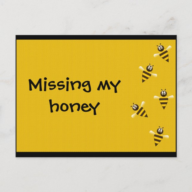 Cartão Postal Bizzy Bees (Frente)