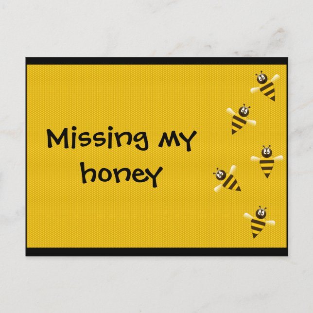 Cartão Postal Bizzy Bees (Frente)