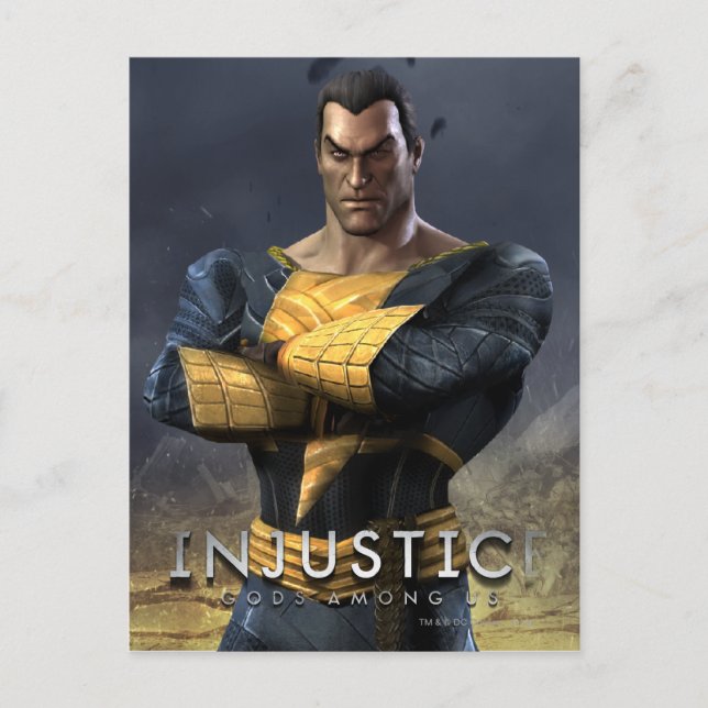 Cartão Postal Black Adam (Frente)