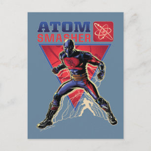 Cartão Postal Black Adam   Gráfico de Caracteres Atom Smasher