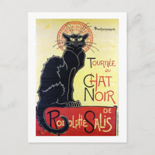 Cartão Postal Black Cat, Alexandre Steinlen