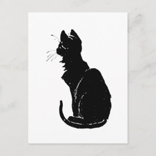 Cartão Postal Black Cat, Alexandre Steinlen