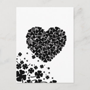 Cartão Postal Black Clover Heart