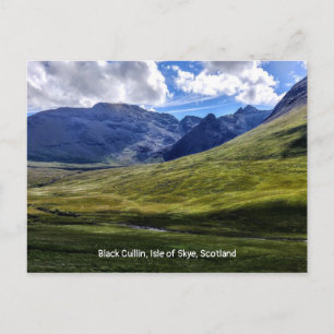 Cartão Postal Black Cuillin, Ilha de Skye Escócia