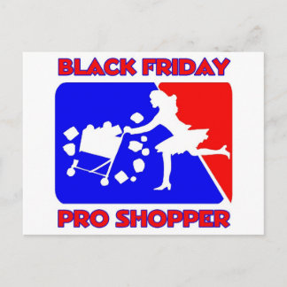 Cartão Postal Black Friday Pro Shopper