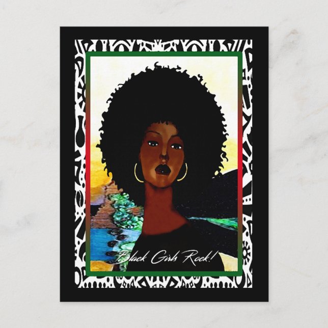Cartão Postal Black Girls Rock! (Frente)