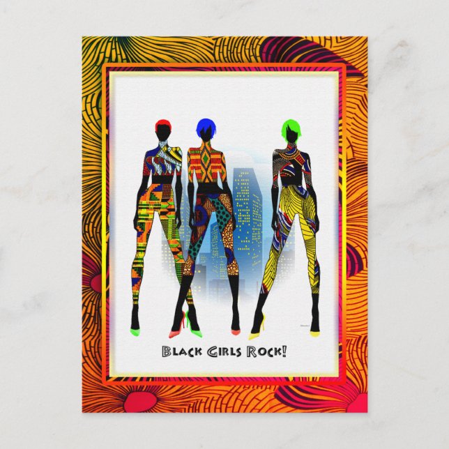 Cartão Postal Black Girls Rock! (Frente)