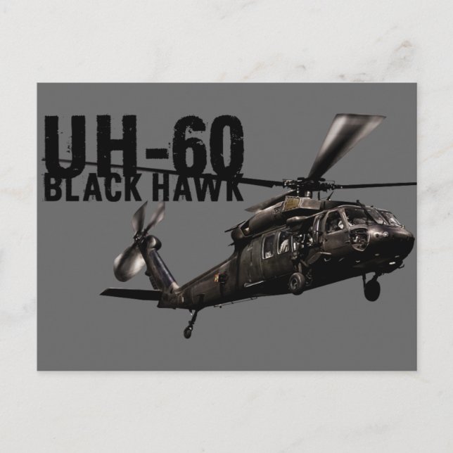 Cartão Postal Black Hawk (Frente)