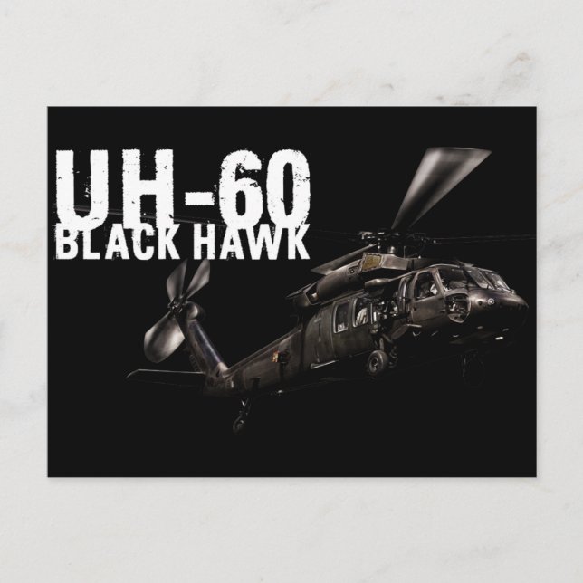 Cartão Postal Black Hawk (Frente)