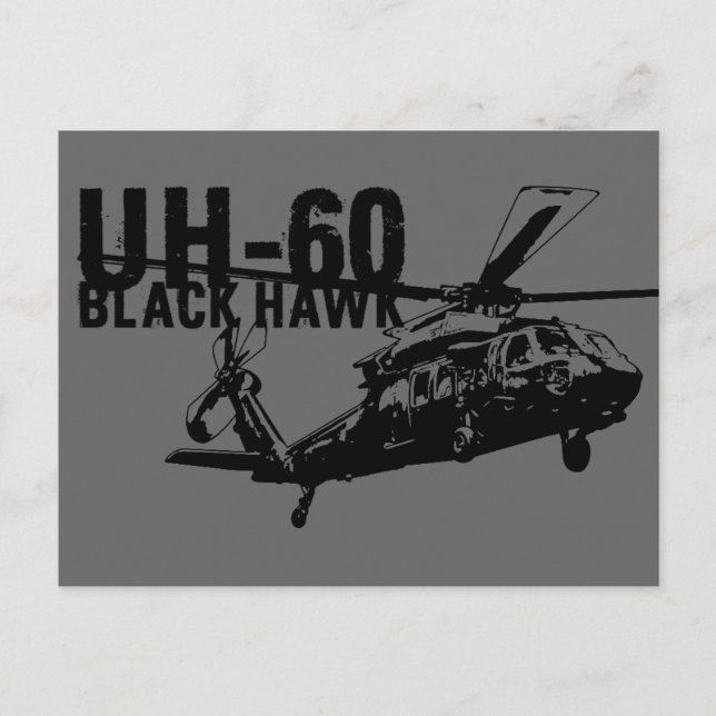 Cartão Postal Black Hawk (Frente)