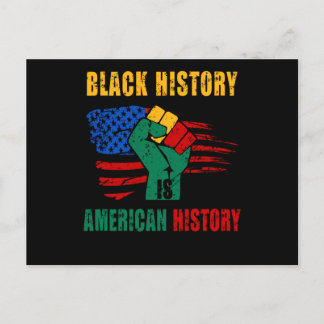 Cartão Postal Black History Is American History Month