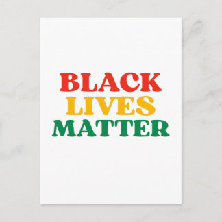 Cartão Postal Black Lives Matter