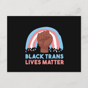 Cartão Postal Black Trans lives