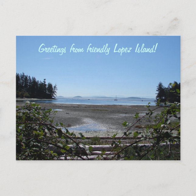 Cartão Postal Blackberry em Lopez (Frente)