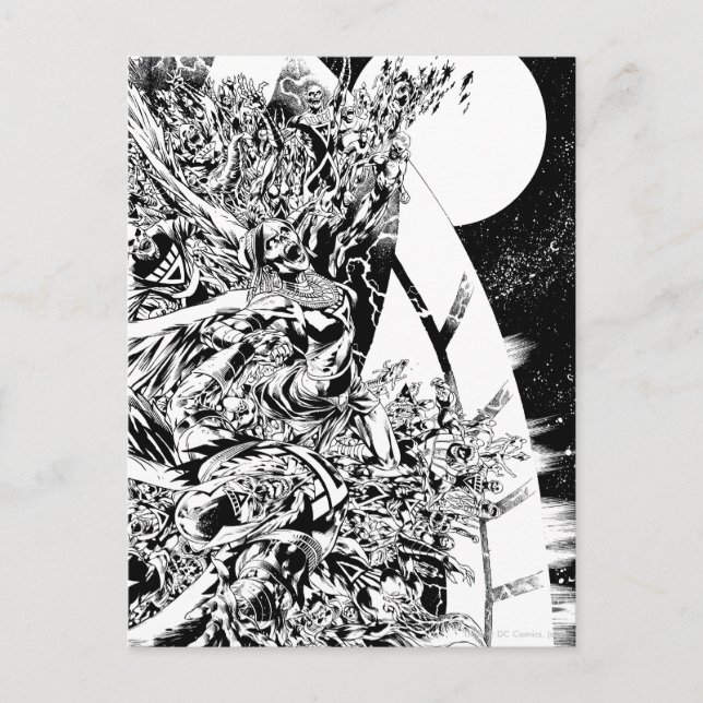 Cartão Postal Blackest Night Group e Moon 2 (Frente)