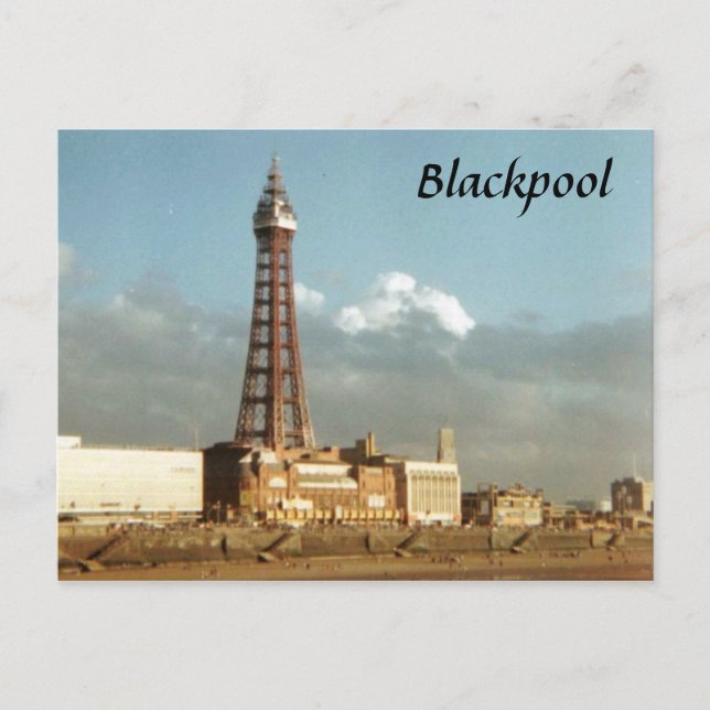 Cartão Postal Blackpool (Frente)