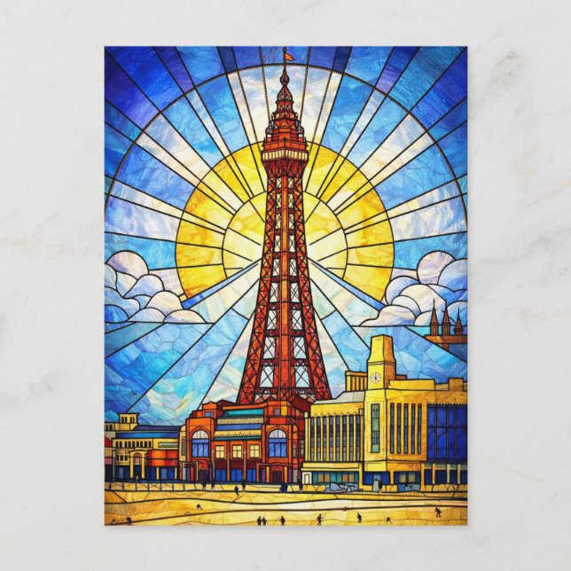 Cartão Postal Blackpool (Frente)