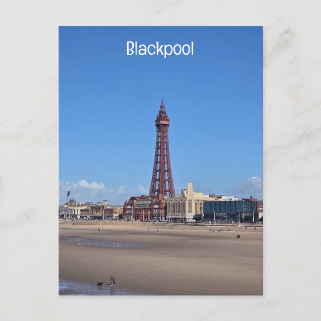 Cartão Postal Blackpool (Frente)