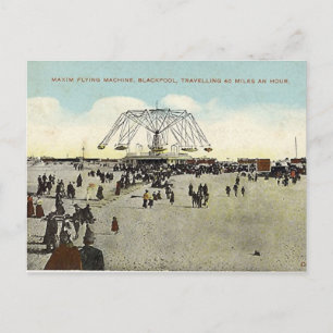 Cartão Postal Blackpool, Máquina Voadora Maxim