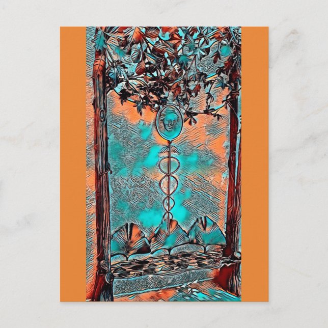 Cartão Postal Blackwell Bench Art (Frente)