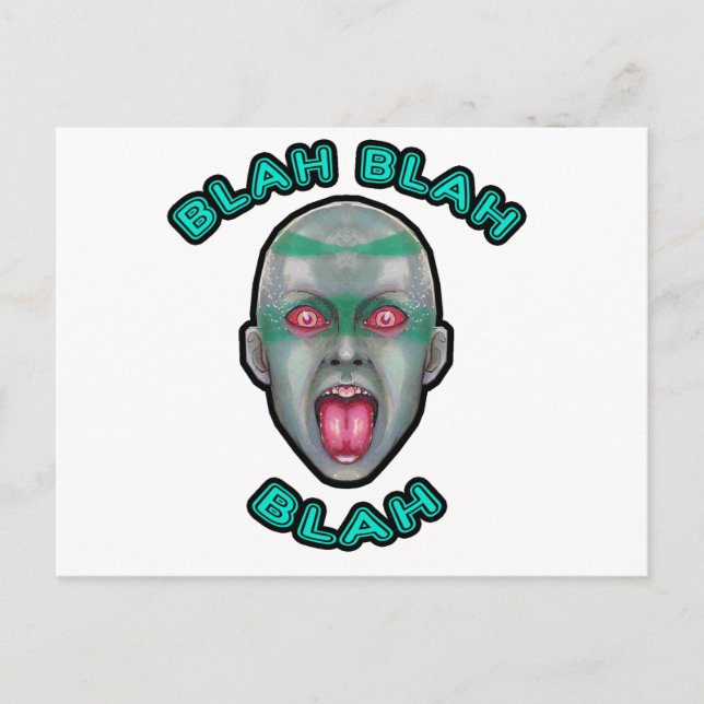 CARTÃO POSTAL BLAHBLAHBLAH (Frente)