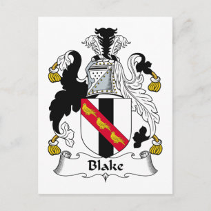 Cartão Postal Blake Family Crest