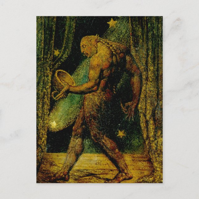 Cartão Postal Blake Ghost de uma Flea Fine Art (Frente)