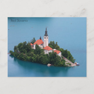 Cartão Postal Bled Eslovênia