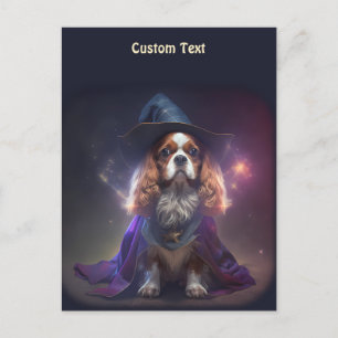Cartão Postal Blenheim Cavalier King Charles Wizard