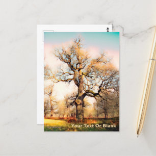 Cartão Postal Blenheim Palace English Oak