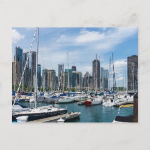 Cartão postal Blindo Chicago Harbor