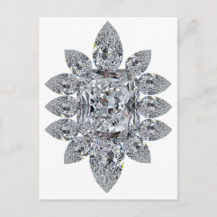 Cartão Postal Bling Brooch