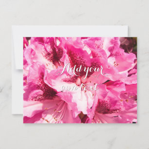 Cartão Postal Blisa Floral Rosa - Personalizada