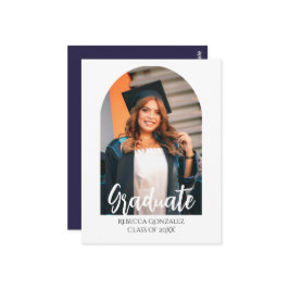 Cartão Postal Blissful Graduation Invitation Card