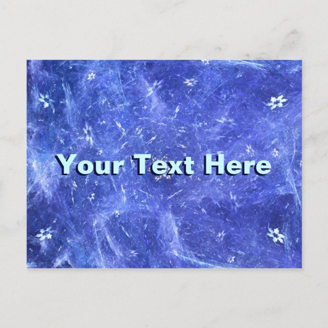 Cartão Postal Blizzard (Frente)