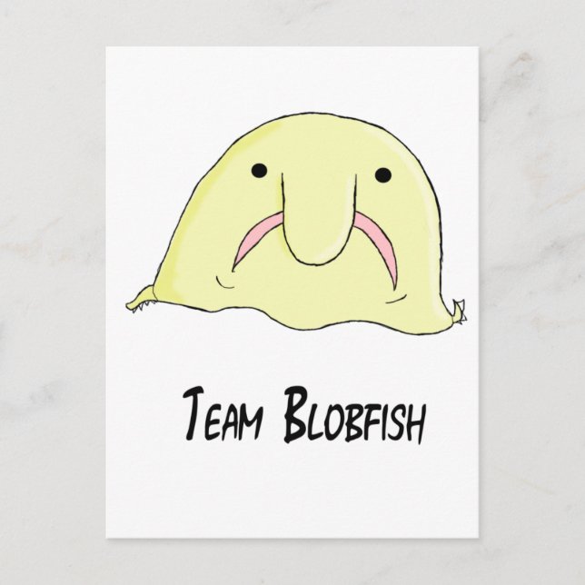 Cartão Postal blob de equipe (Frente)