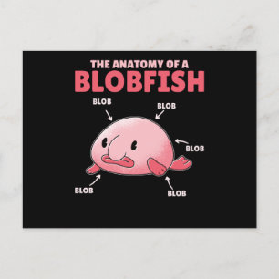 Cartão Postal Blobfish Afirma Anatomia De Blobfish