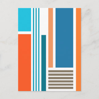 Cartão Postal Blocks & Stripes 5