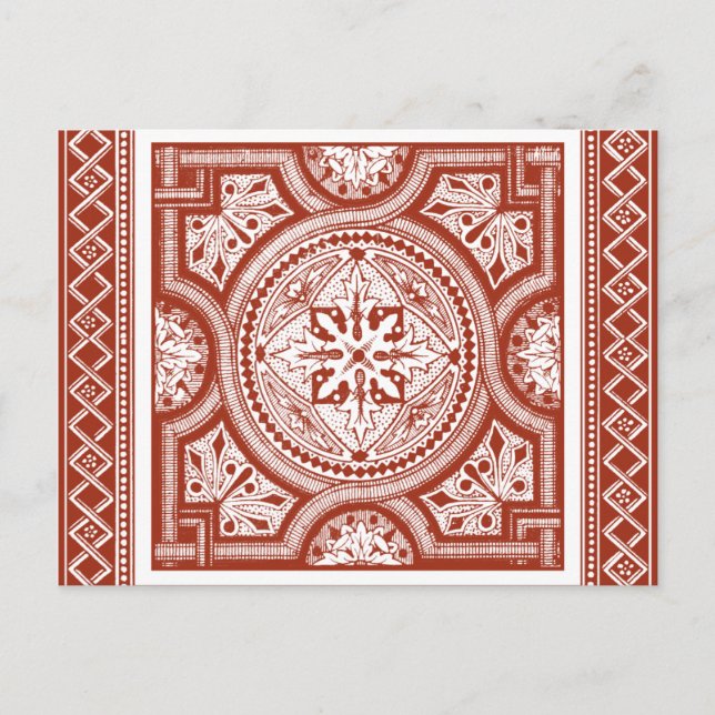 Cartão Postal Bloco de Madeira Cinnabar IV (Frente)