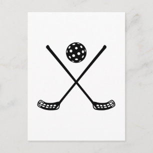 Cartão Postal Blocos de bola de chão cruzados