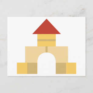 Cartão Postal blocos de construção