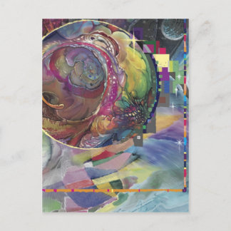 Cartão Postal Blocos de Disco***