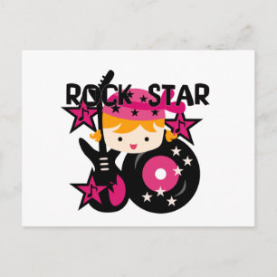 Cartão Postal Bloni Rock Star Girl