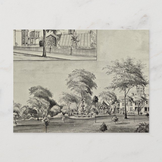 Cartão Postal Blonstone, Westville (Frente)